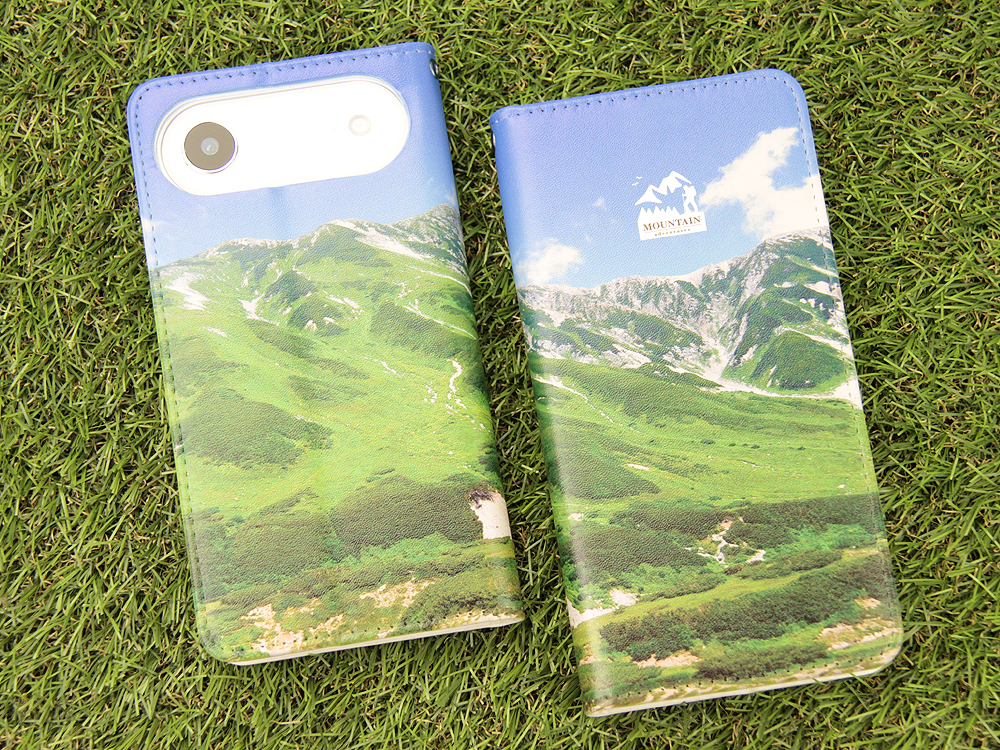 手帳型iPhoneケース印刷(iPhone17Air用・フラップ無・内面白・両面印刷対応)