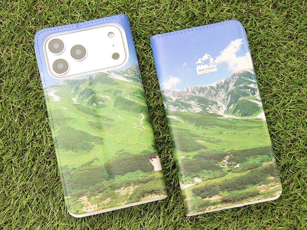 手帳型iPhoneケース印刷(iPhone17ProMax用・フラップ無・内面白・両面印刷対応)